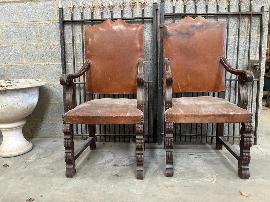 Paire fauteuils anciens, Enlèvement