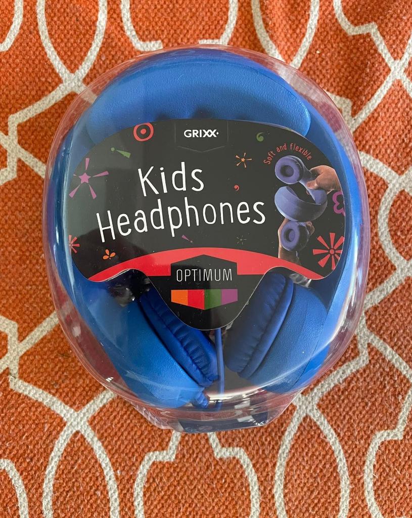 Grixx Kids Headphones: Blauw / Rood / Roze, Ophalen, Nieuw, Over oor (circumaural), Overige merken