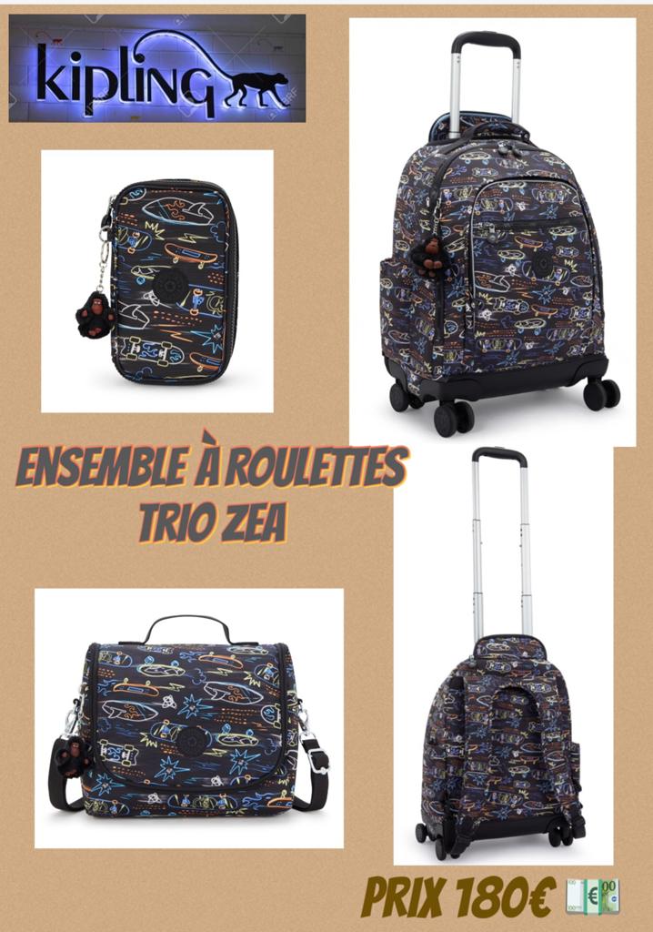 Kipling à roulettes, Bijoux, Sacs & Beauté, Sacs | Cartables, Enlèvement ou Envoi, Neuf