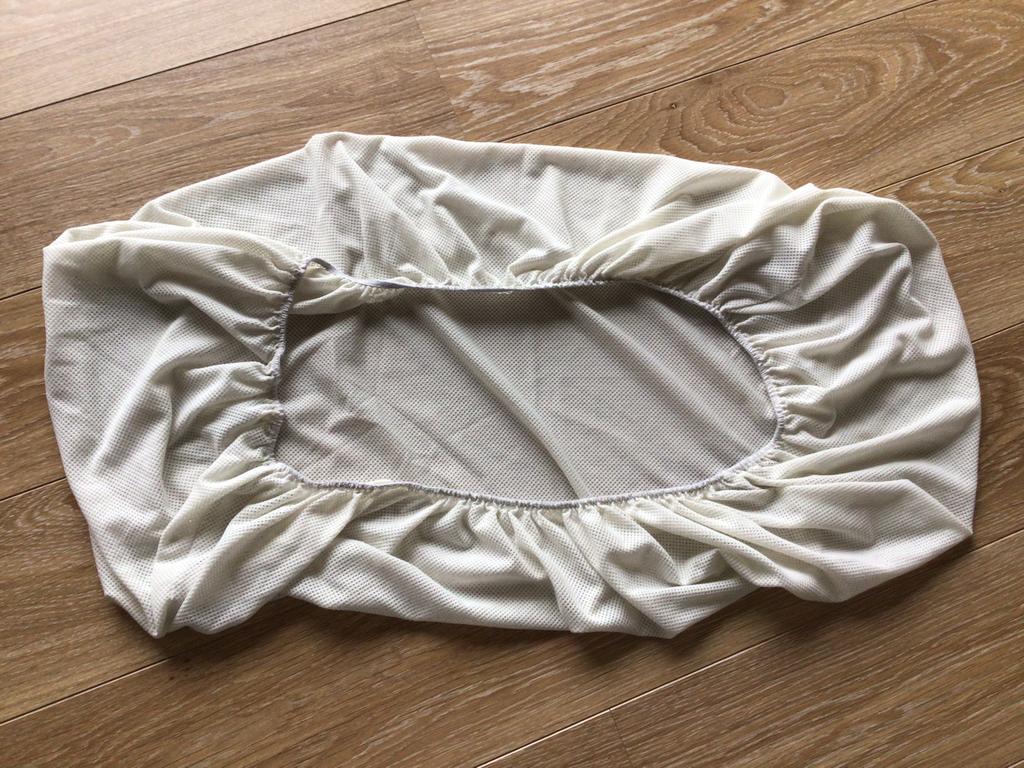 Aerosleep wit hoeslakentje voor babybedje, Ophalen of Verzenden, Zo goed als nieuw, Reisbedje