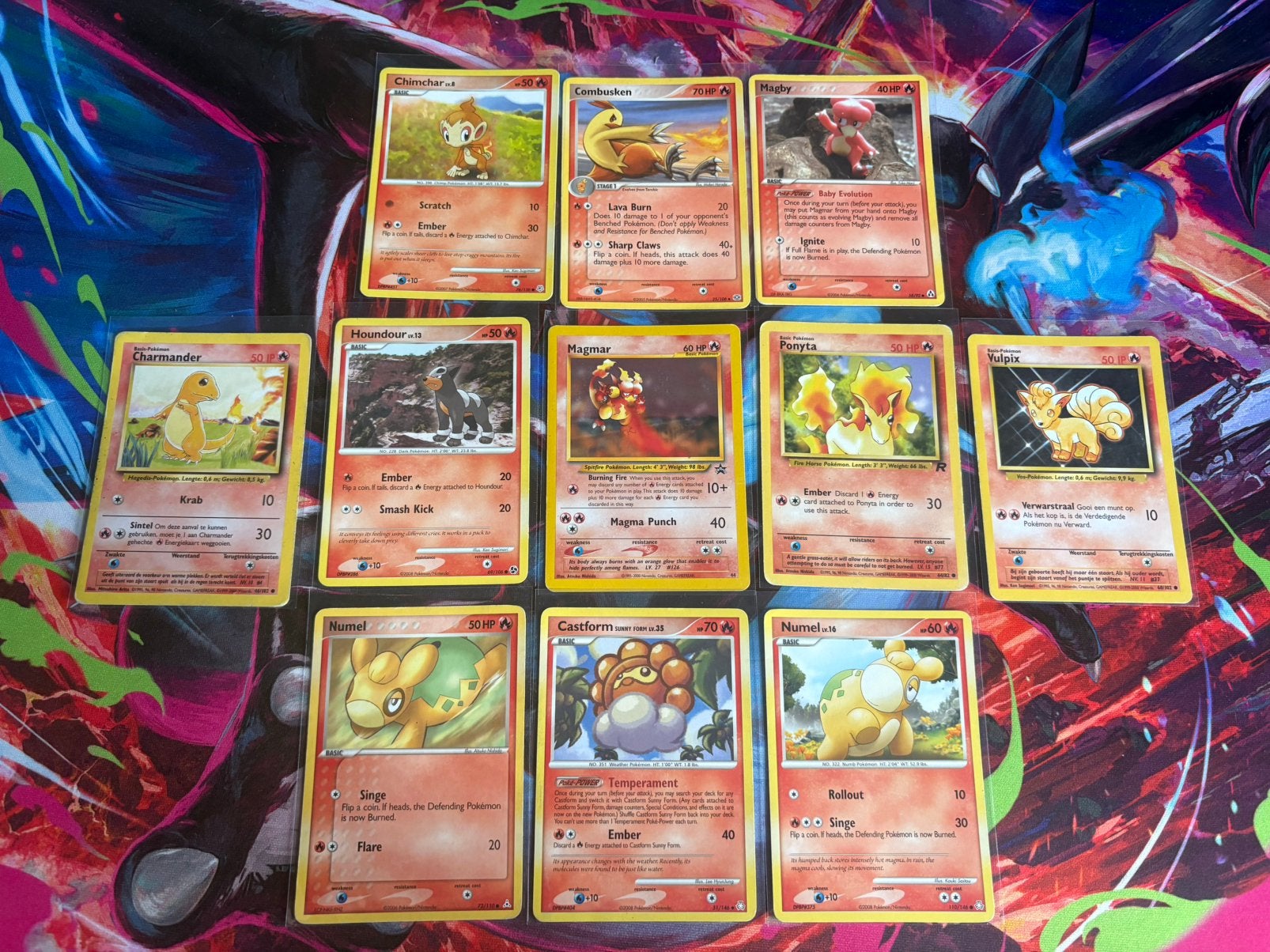 Oude pokémon kaartjes, Ophalen, Gebruikt, Meerdere kaarten