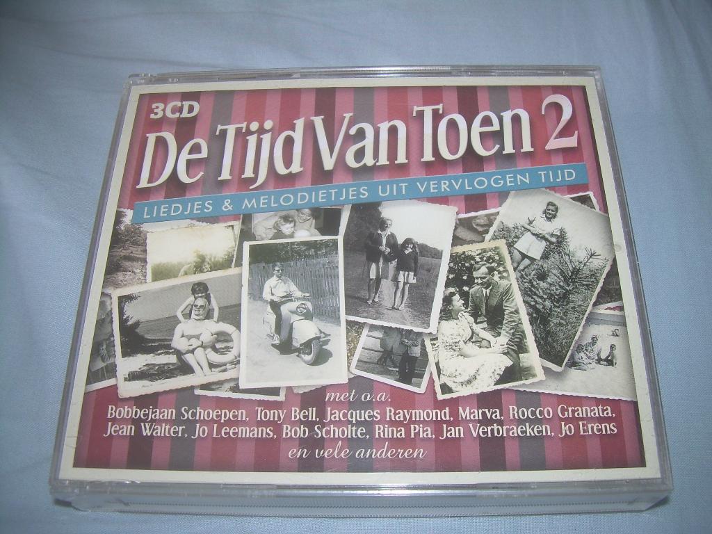 3 CD BOX - DE TIJD VAN TOEN - VOL 2, Cd's en Dvd's, Ophalen of Verzenden, Zo goed als nieuw, Nederlandstalig, Boxset
