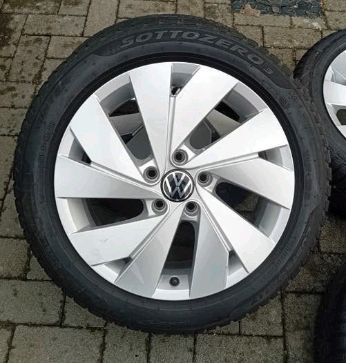Winterbanden velgen alu VW Golf 6 7 8 17inch 5x112 6&7mm❄️, Enlèvement