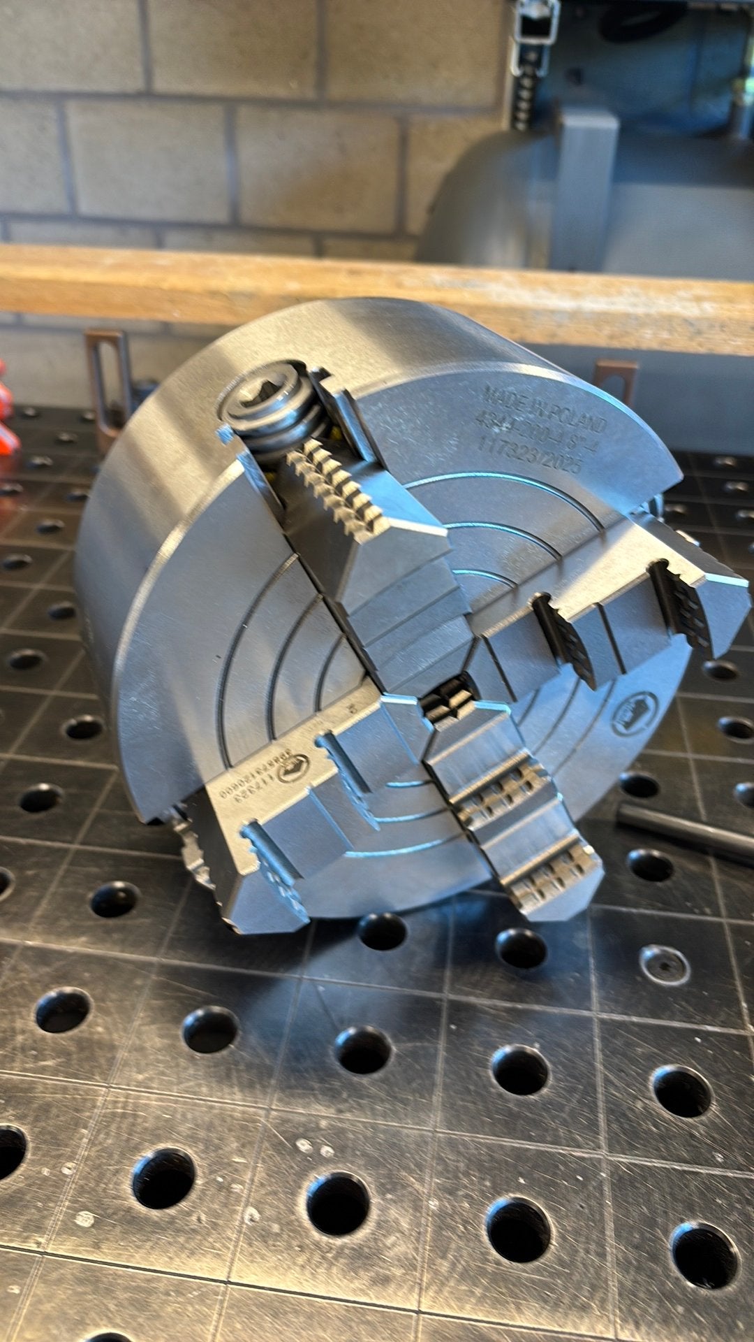 Mandrin indépendant à 4 mors 200 mm Camlock D1-4, Enlèvement, Neuf