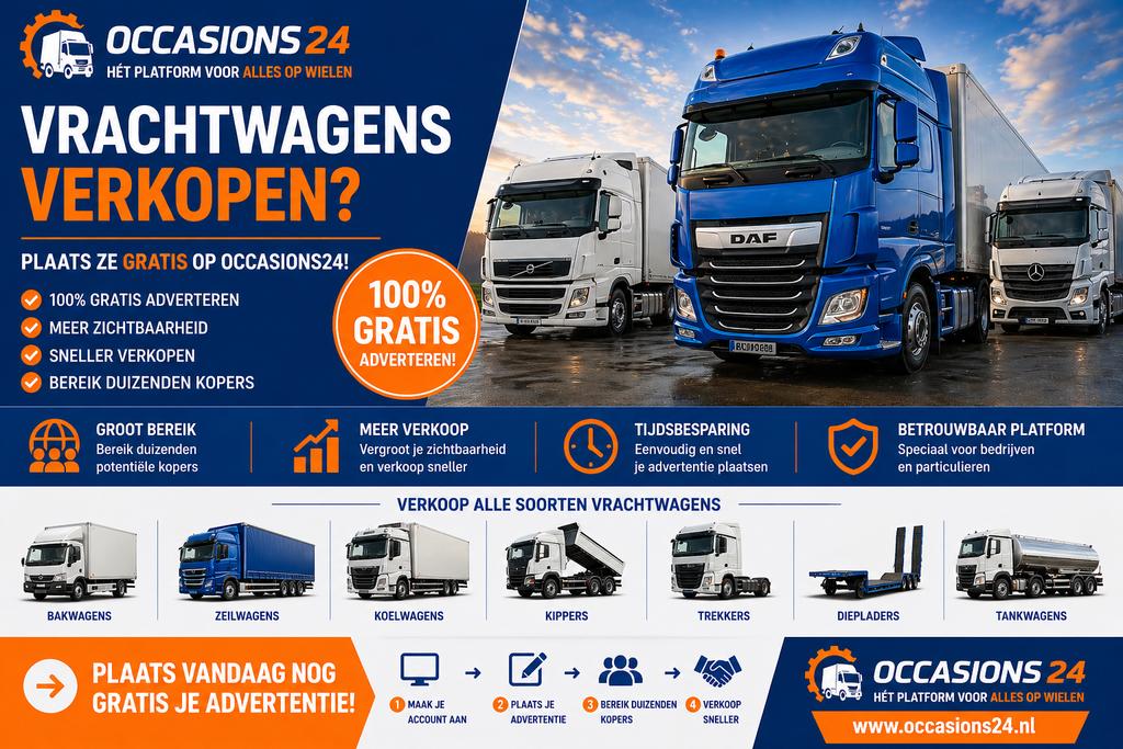 Vrachtwagens kopen en verkopen, Bedrijf, Te koop