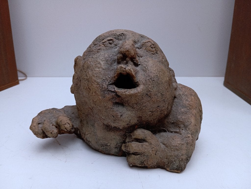 art Hana Purkrábková œuvres d'art sculpture poterie, Statue, Homme, 20 - 50 cm, Autres matériaux