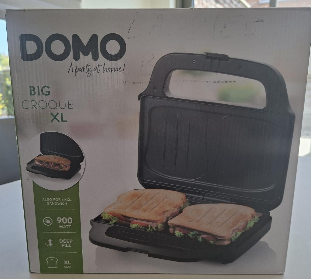 Domo Croque monsieur, Elektronische apparatuur, Contactgrills, Ophalen, Zo goed als nieuw