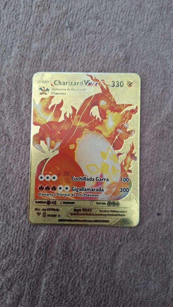 Pokemon cherizard VMAX goud, Hobby en Vrije tijd, Verzamelkaartspellen | Pokémon, Ophalen of Verzenden