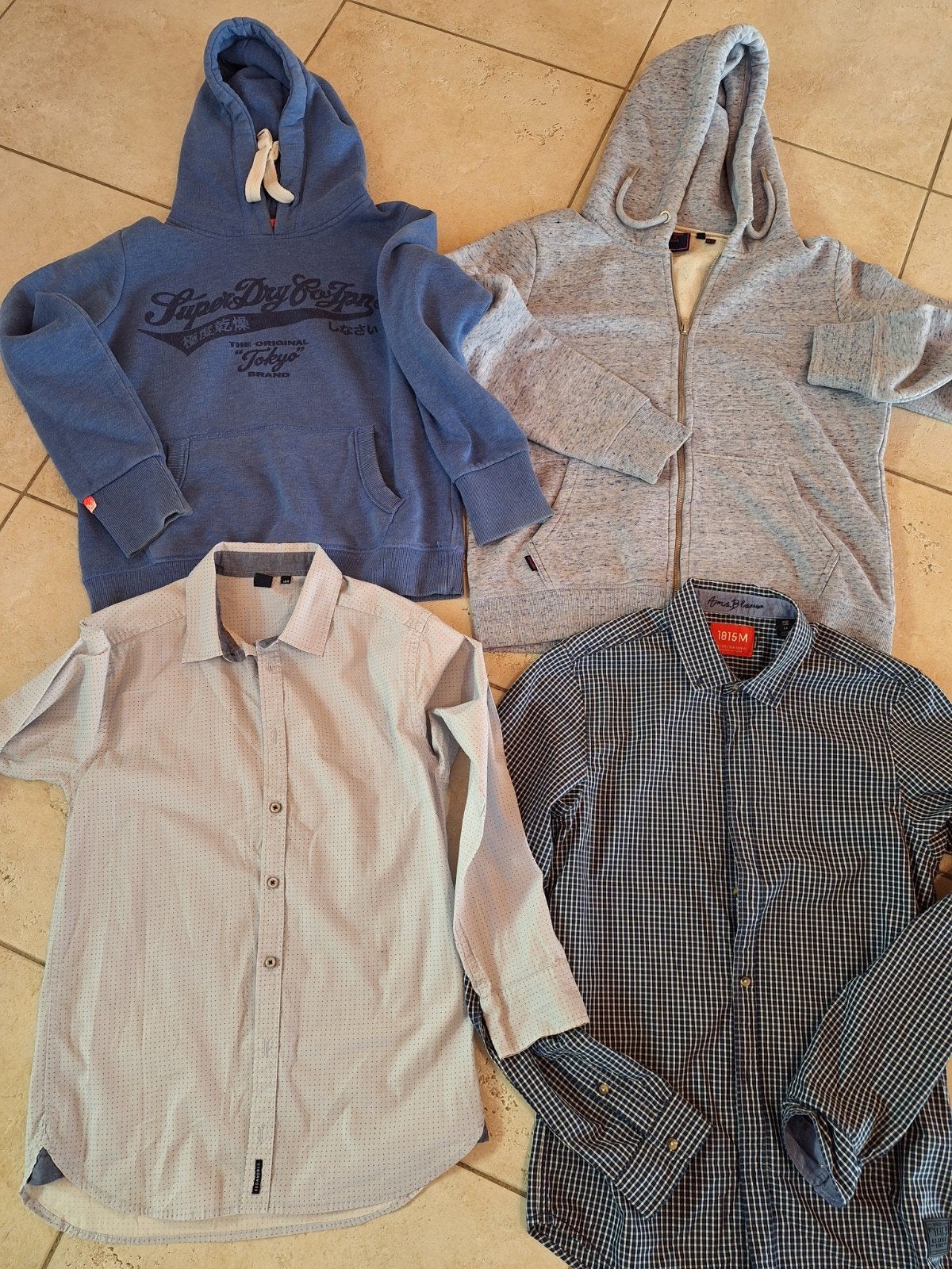 2 Superdry trui. 2 hemden, Kinderen en Baby's, Ophalen, Superdry, Trui of Vest, Zo goed als nieuw