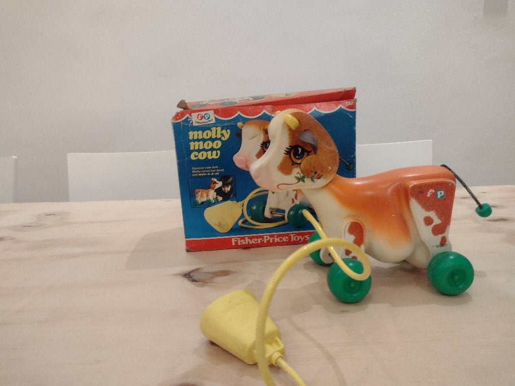 Molly Moo Cow van Fisher Price, Enfants & Bébés, Jouets | Fisher-Price, Enlèvement, Utilisé, Jouet à Pousser ou Tirer, Sonore