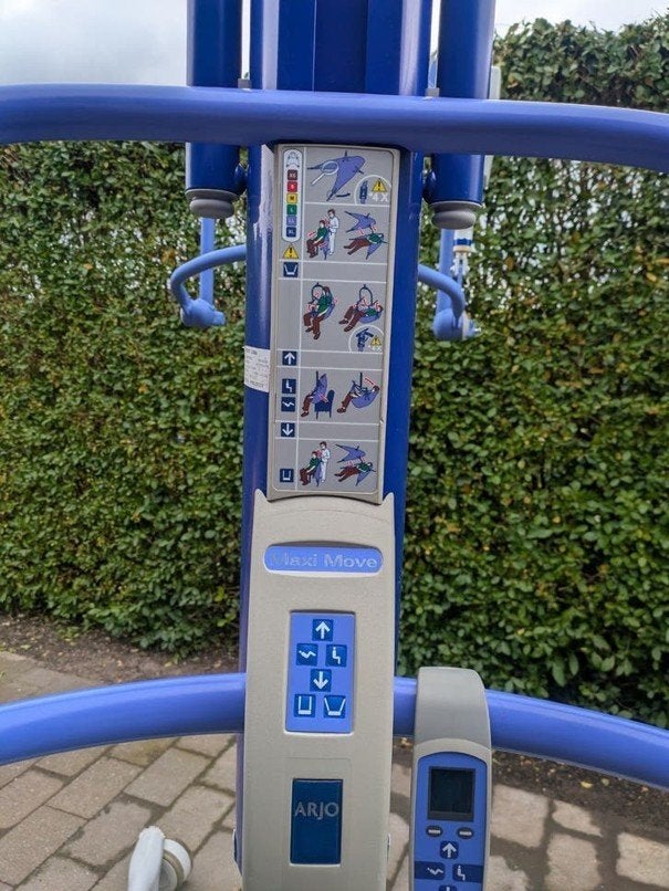 Élévateur avec balance, Divers, Enlèvement, Utilisé