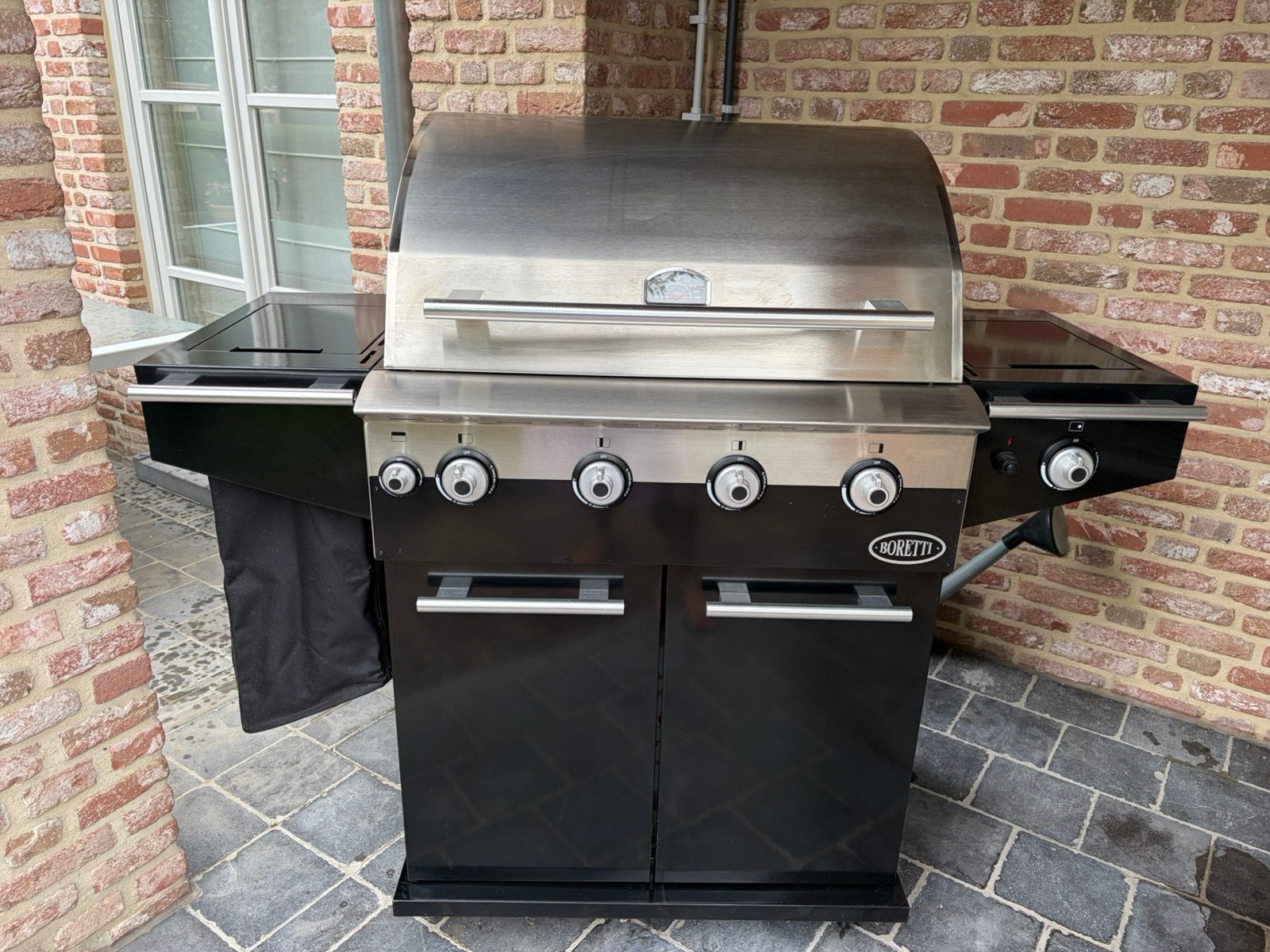 Gasbarbeque boretti, Tuin en Terras, Ophalen, Gebruikt