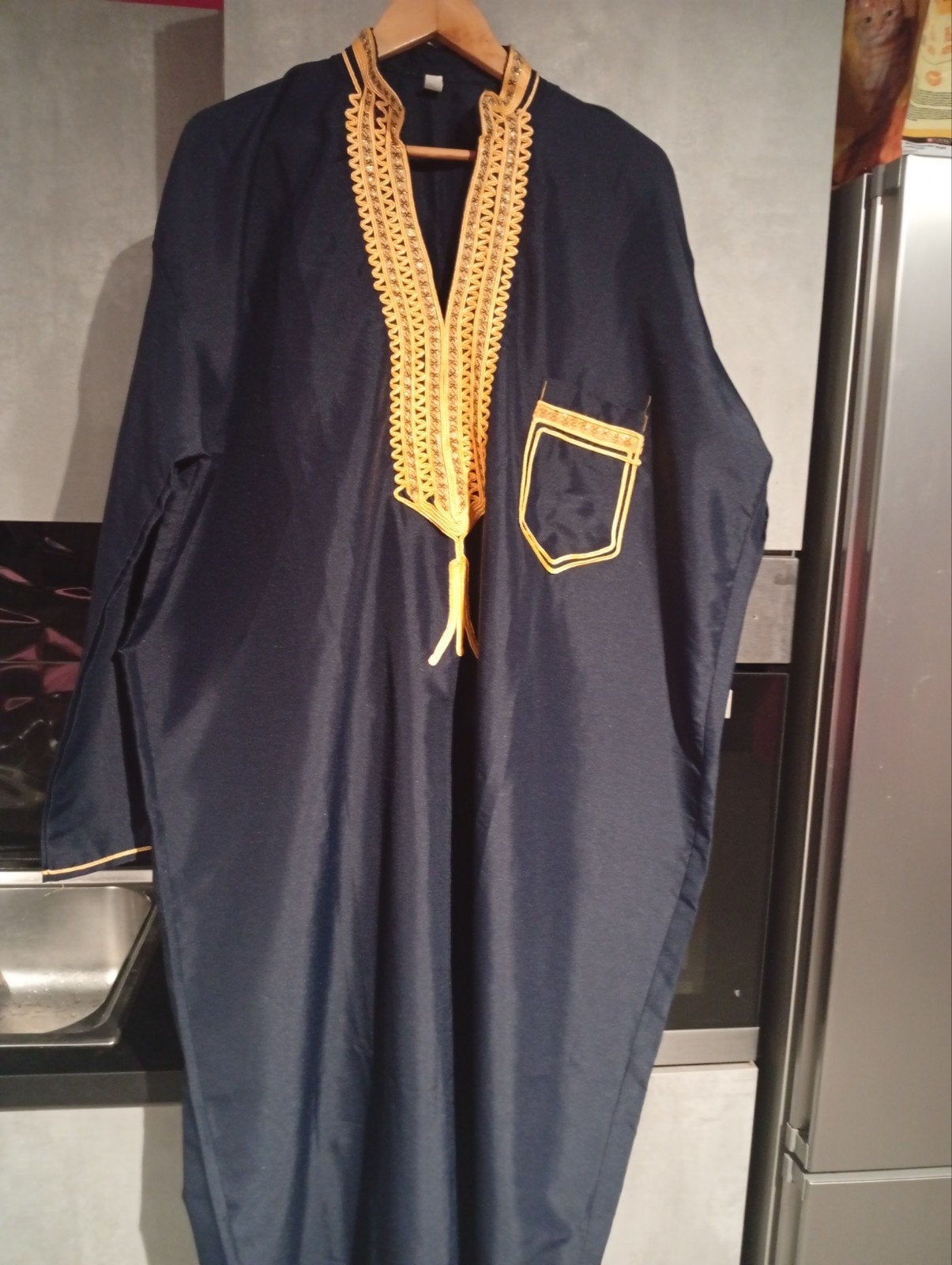 Djellaba marineblauw