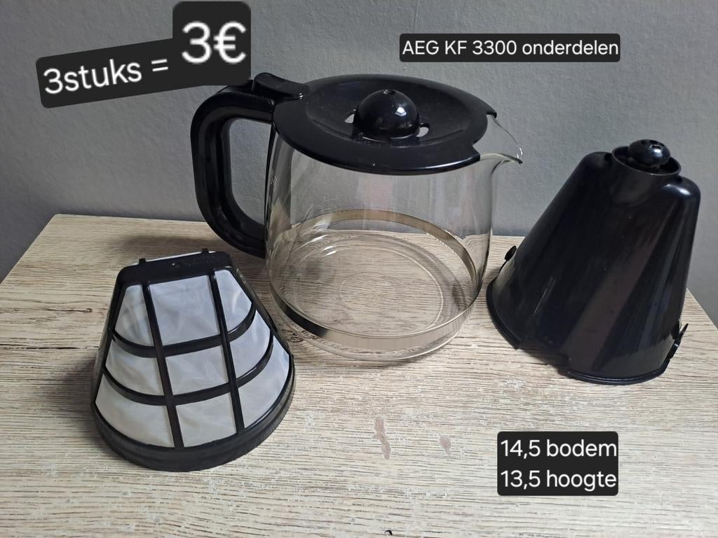 Koffiekan met filtersysteem AEG, Ophalen of Verzenden, Koffiekan, AEG