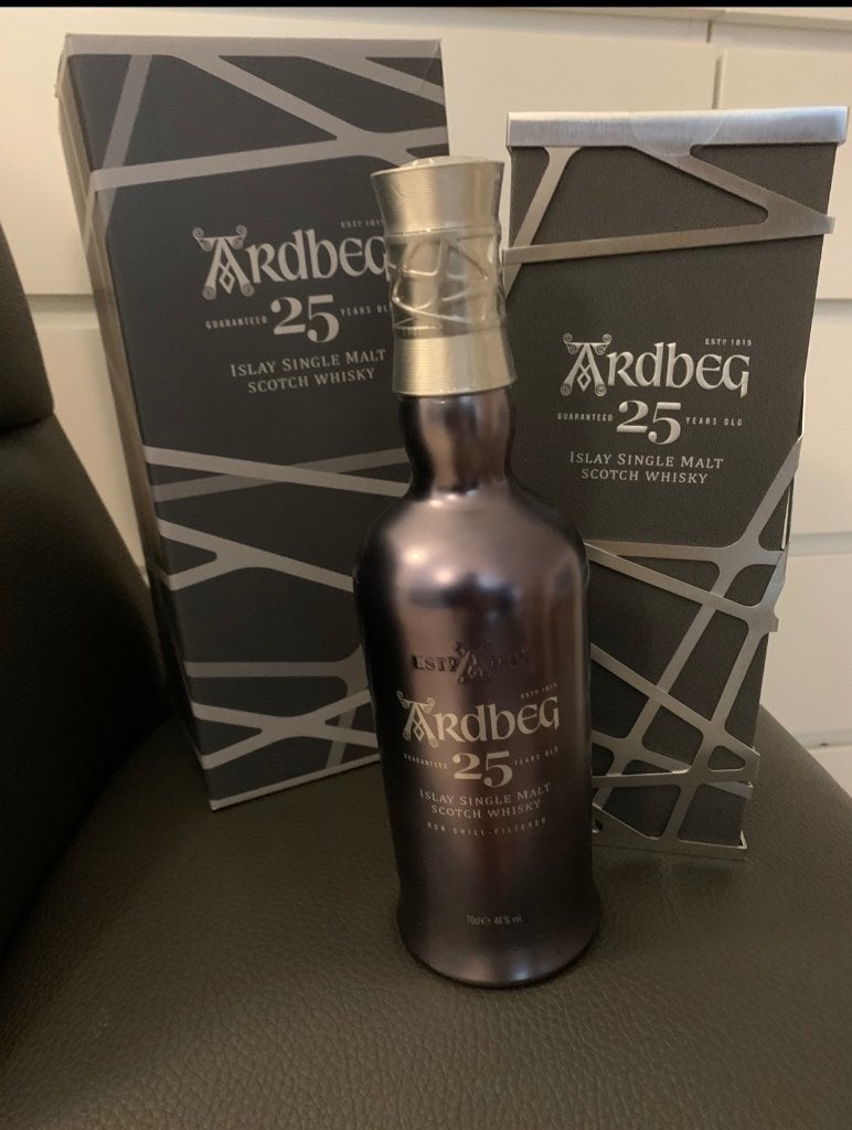 Whisky Ardbeg 25, Collections, Vins, Enlèvement ou Envoi, Neuf, Autres types, Pleine