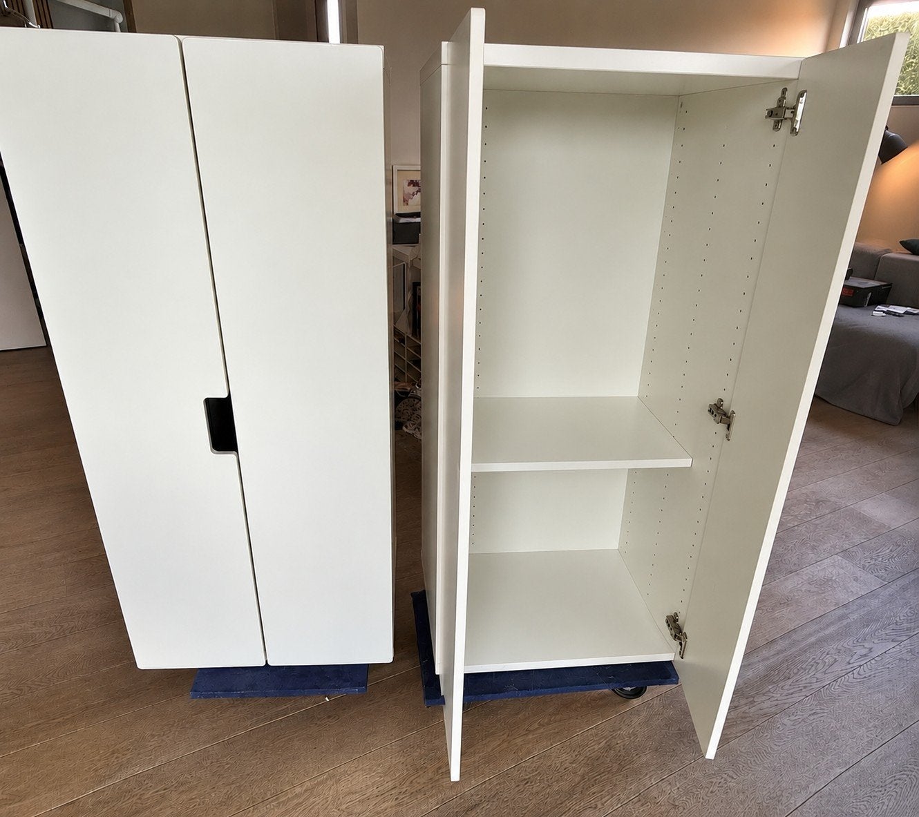 kinderkleerkast ikea, Ophalen