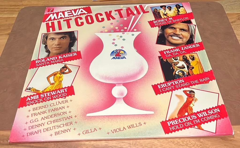 Maeva Hitcocktail 7 - vinyl LP - enige persing, Cd's en Dvd's, Ophalen of Verzenden, Gebruikt