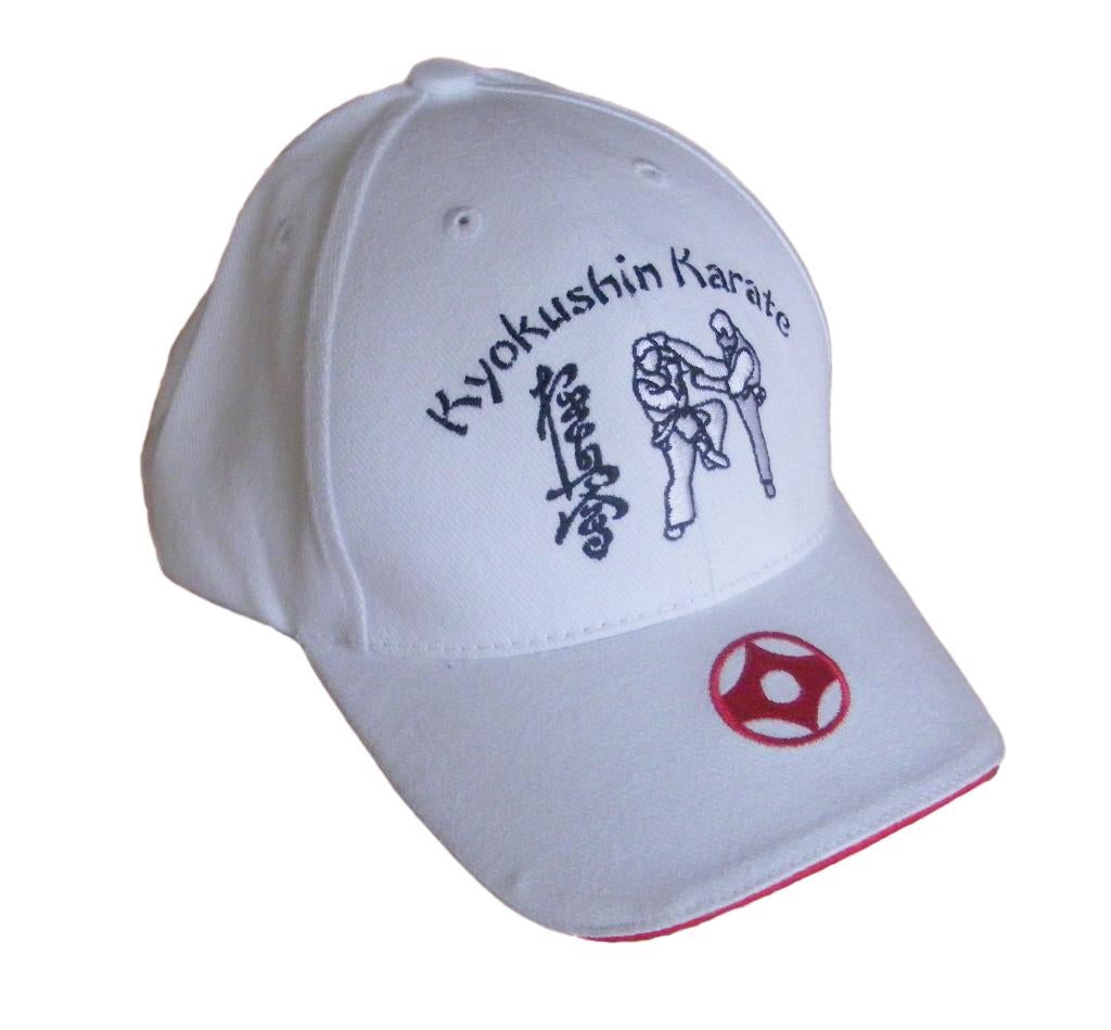 Kyokushin karate cap pet (wit en zwart) 25% korting april, Enlèvement ou Envoi, Neuf, Karaté