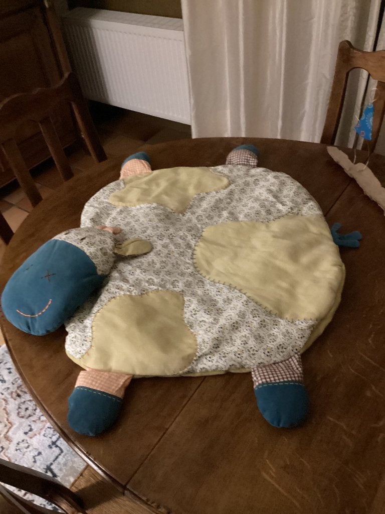 Tapis d’éveil /d’activités vache-Mamas&Papas, Enfants & Bébés, Enlèvement ou Envoi, Comme neuf
