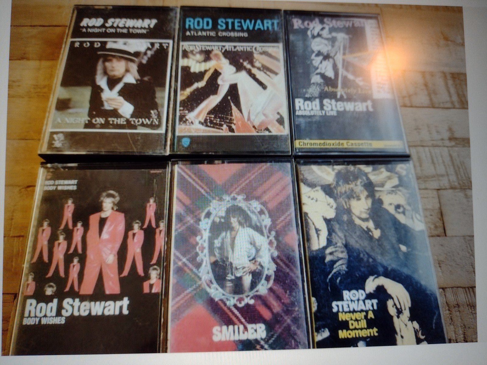 LOT: COLLECTIE van 6 MUZIEK CASSETTEN ROD STEWART, CD & DVD, Cassettes audio, Enlèvement ou Envoi, Originale, Utilisé, Pop