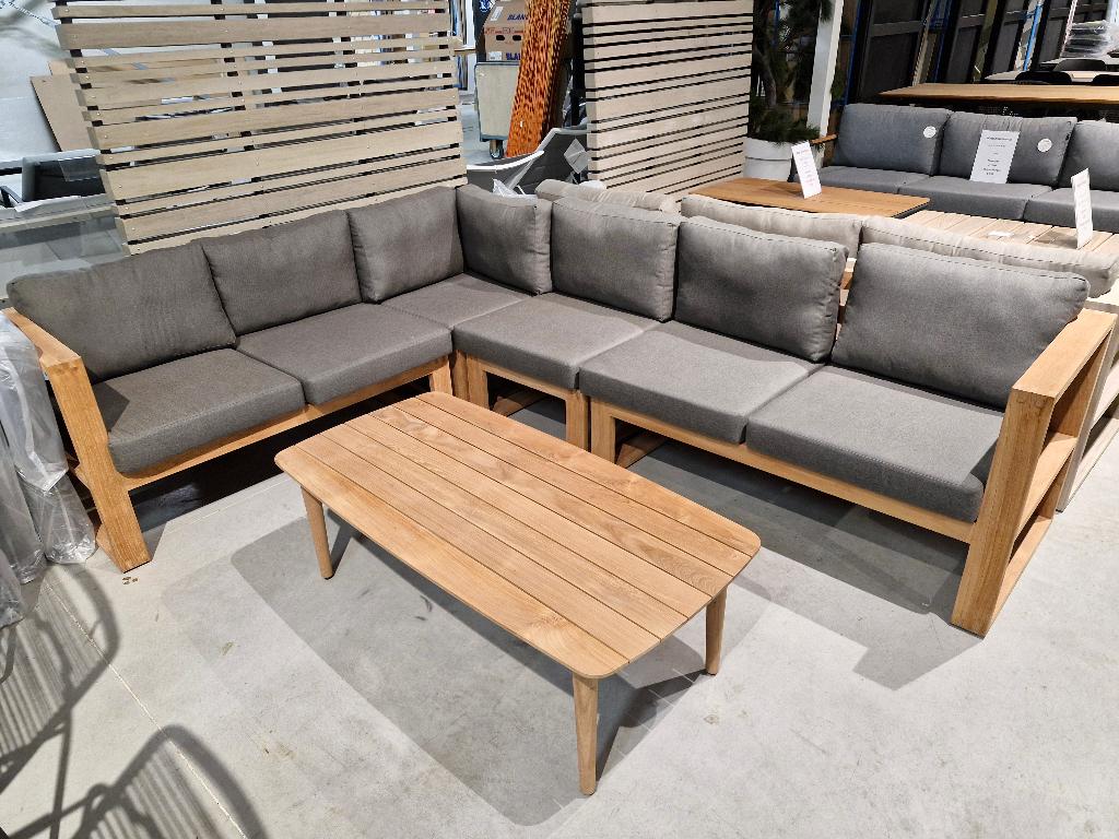 Hosta tuin lounge in teak - NIEUW !!, Tuin en Terras, Tuinsets en Loungesets, Ophalen, Nieuw, Teakhout, Loungeset