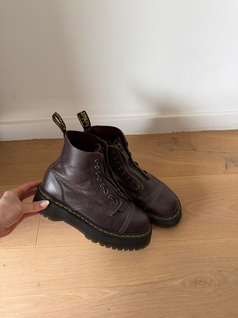 Dr.Martens Sinclair plateaulaarzen (bruin), Enlèvement ou Envoi, Brun, Boots et Botinnes, Porté