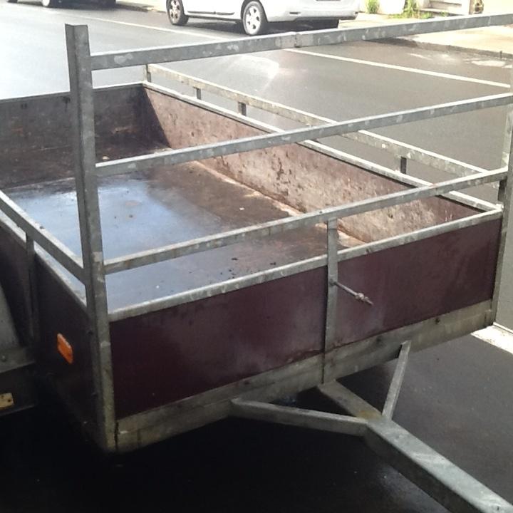 remorque double essieux (2,5 m x 1,25 m), Auto diversen, Aanhangers en Bagagewagens, Gebruikt, Ophalen