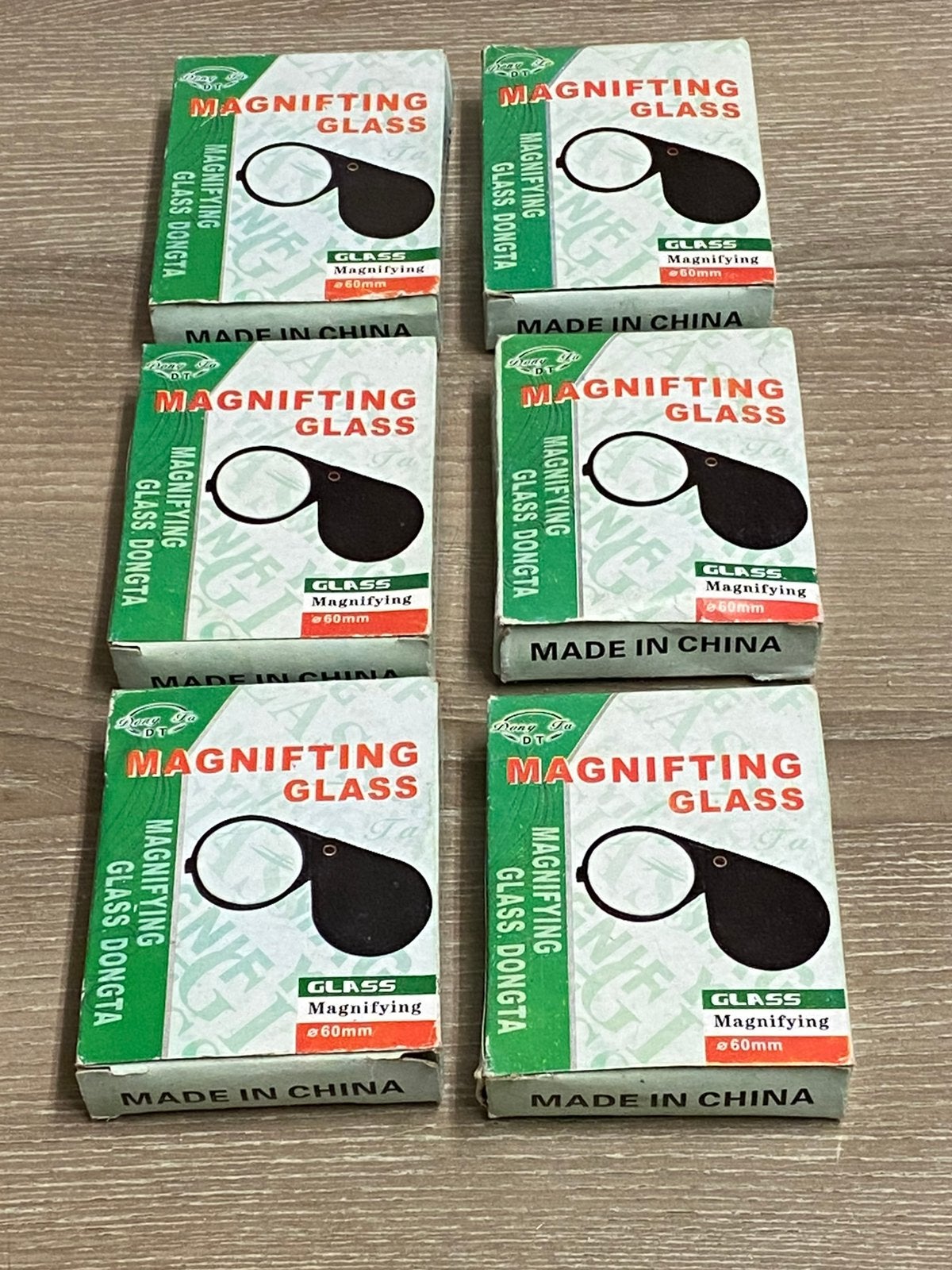 Set van 6 nieuwe loepen, prijs: 18€, Ophalen of Verzenden, Nieuw, Vergrootglas of Loep