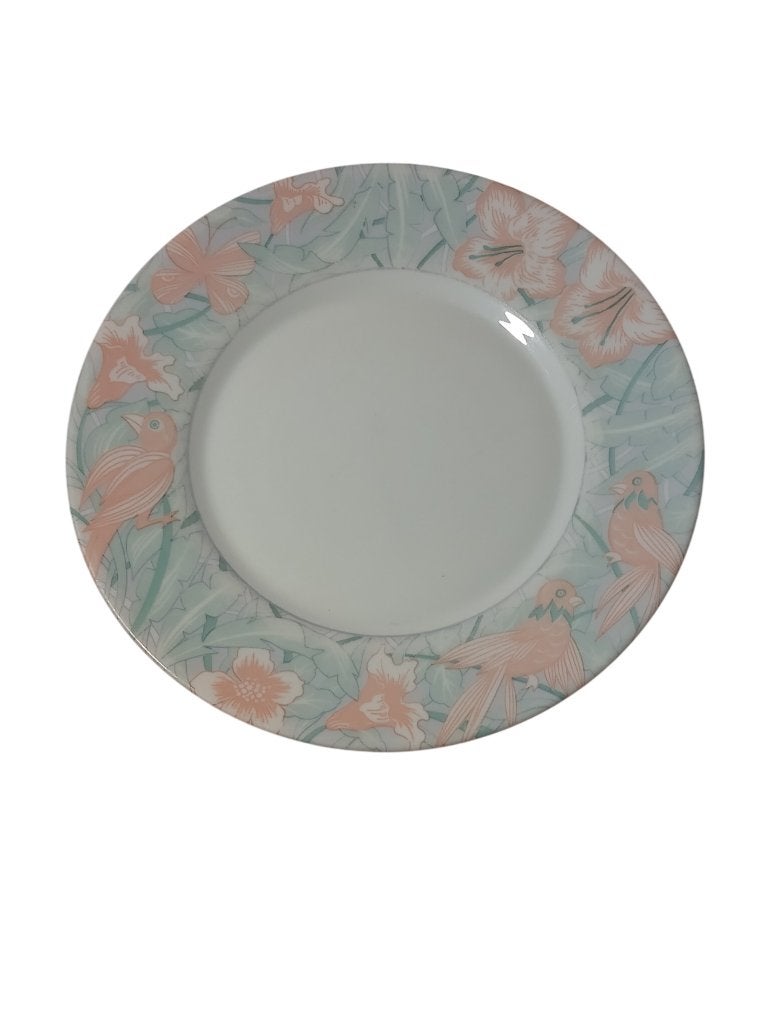 4 assiettes Arcopal paradis 19,5cm vintage année 80, Antiquités & Art, Enlèvement