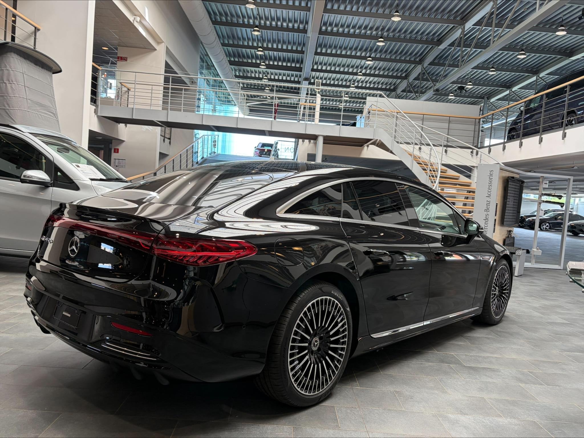 Mercedes-Benz EQS EQS 450+ AMG Line Nieuwe wagen Dos 8607, Auto's, Automaat, 4 deurs, Zwart, 333 pk