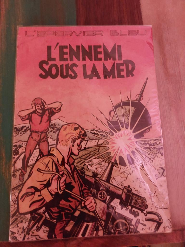 Franstalig kim devil,blauwe sperwer, Boeken, Meerdere stripboeken, Ophalen of Verzenden, Gelezen