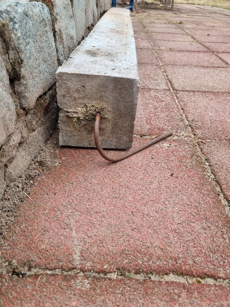 betonnenbalken, Ophalen, Gebruikt