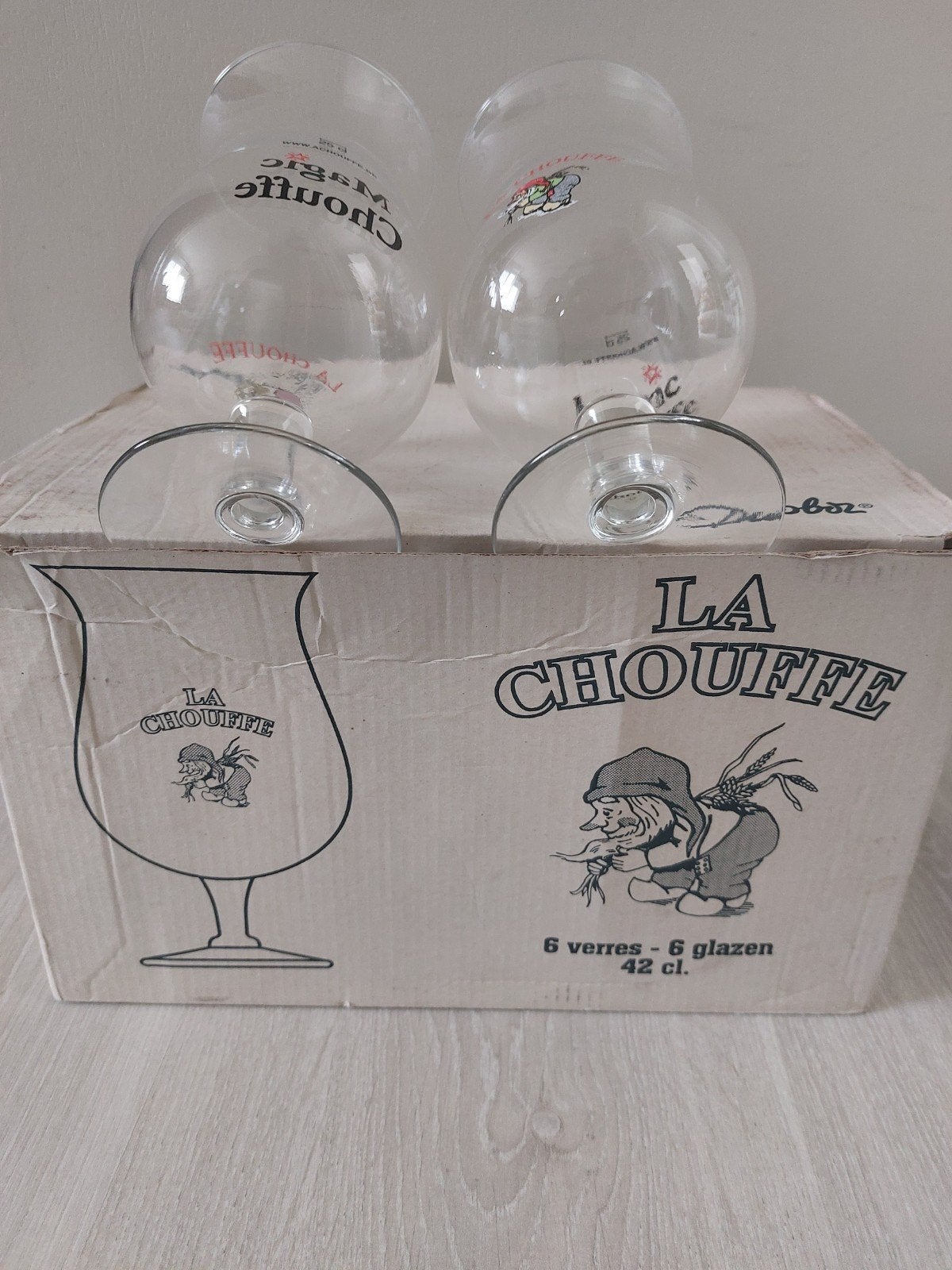 La Chouffe, Verzamelen, Biermerken, Ophalen of Verzenden, Nieuw, Glas of Glazen, Overige merken