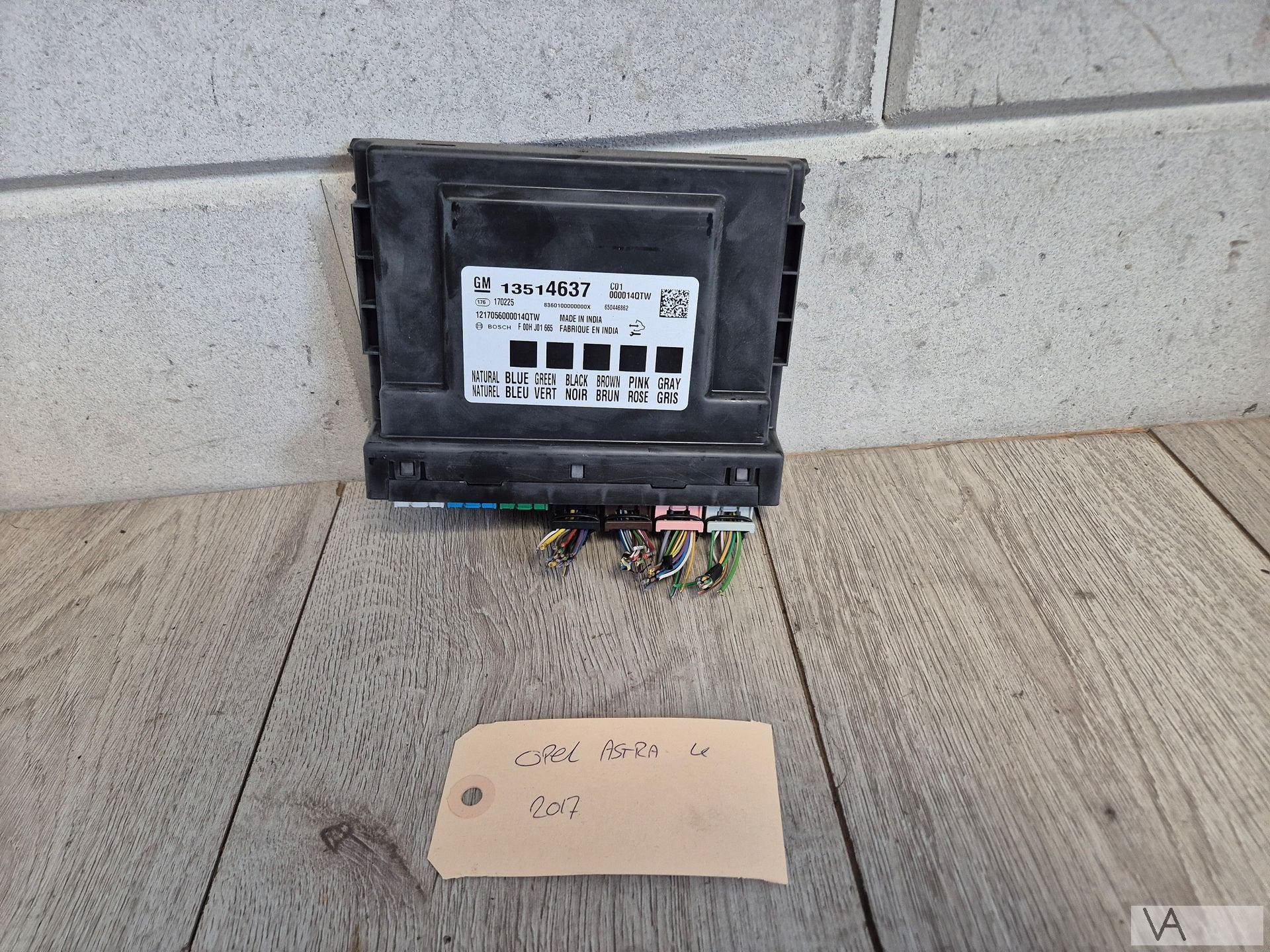 BCM boordnet module computer van Opel Astra K 13514637 €30, Gebruikt, -, -, Opel