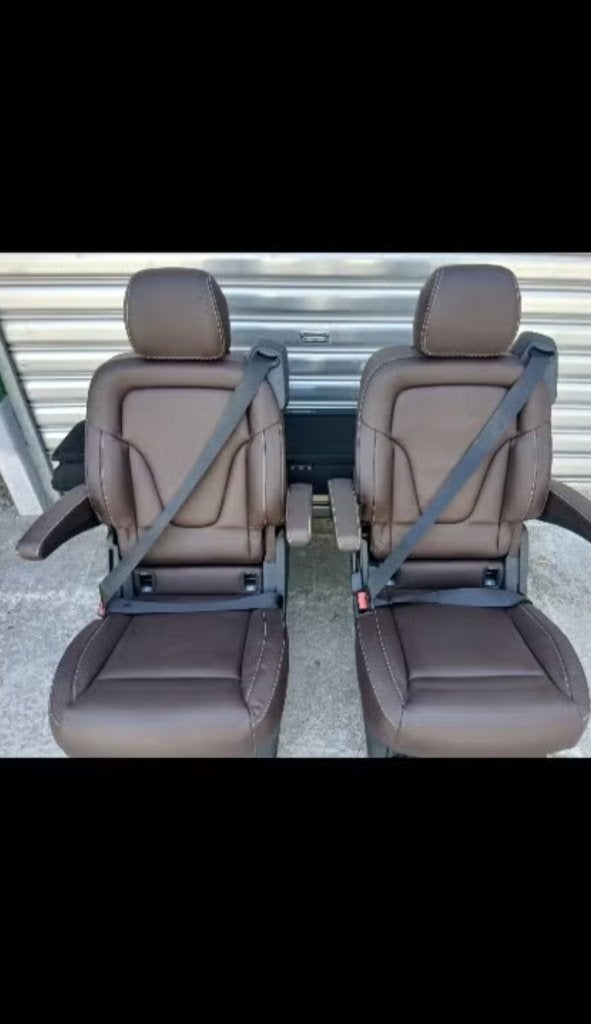 Siège Mercedes Original W447 en cuir Nappa Brun, Enlèvement, Neuf, Mercedes-Benz