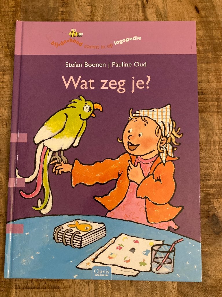 Prentenboek - Wat zeg je? - Stefan Boonen, Boeken, Ophalen of Verzenden, Zo goed als nieuw, Stefan Boonen
