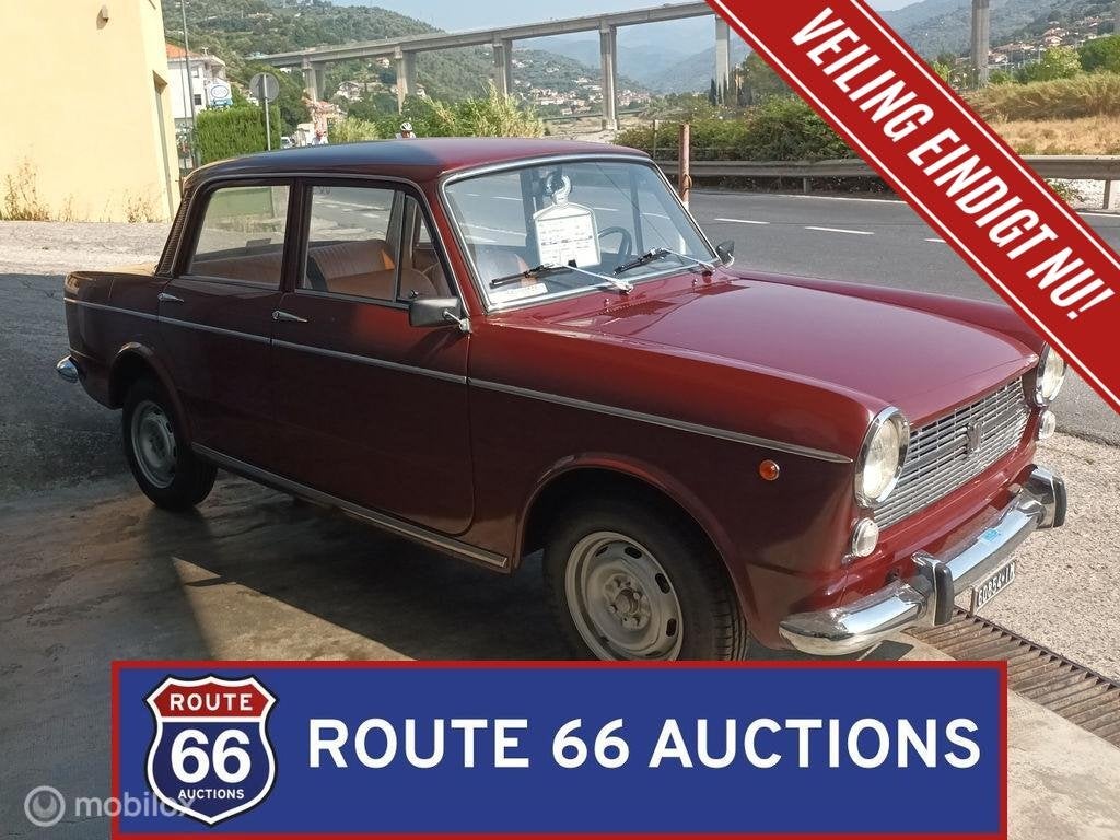 Fiat 1100 R | 1967 | Route 66 Auctions, Autos, Achat, Entreprise, Boîte manuelle, Autre carrosserie