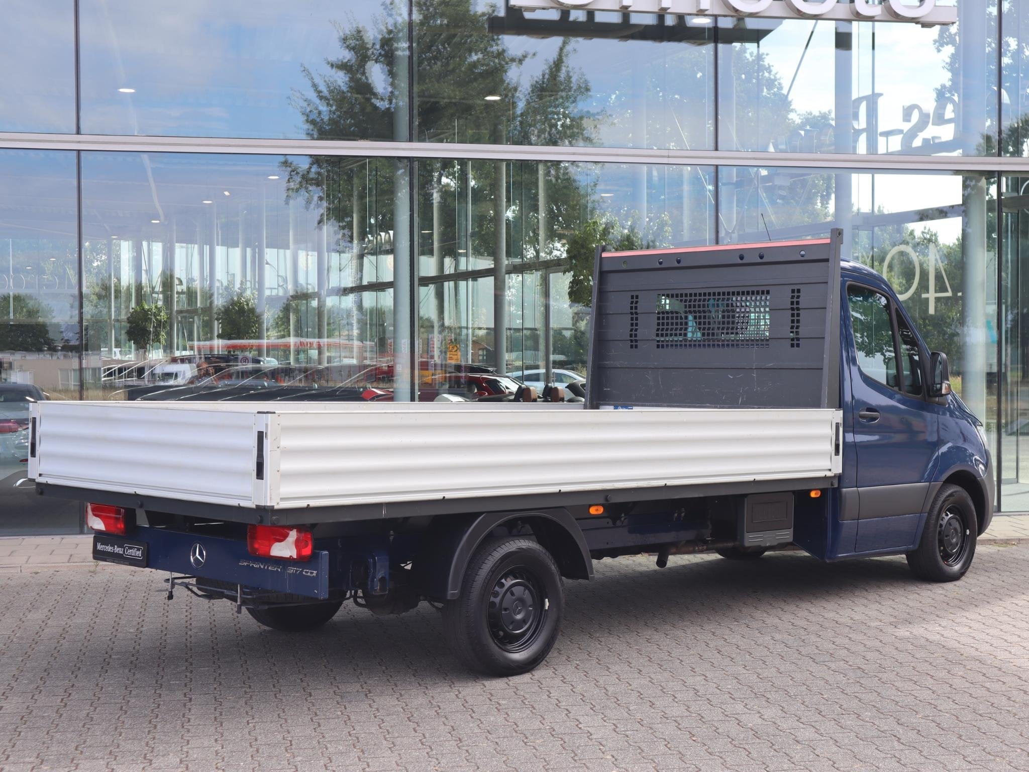 Mercedes-Benz Sprinter 317 CDI AUT. OPEN LAADBAK, Euro 6, Entreprise, Noir, Mercedes-Benz Certified