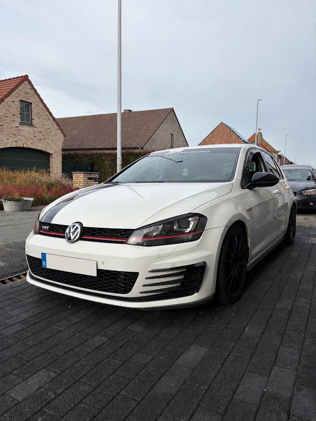 Volkswagen golf 7 gti, Auto's, Volkswagen, Zwart, 4 cilinders, Wit, Leder
