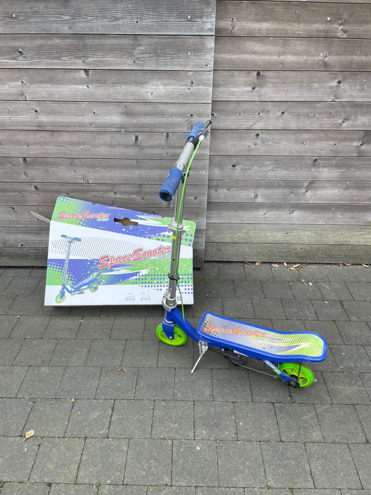 Space Scooter X360 Junior blauw, Fietsen en Brommers, Steps, Ophalen of Verzenden, Gebruikt