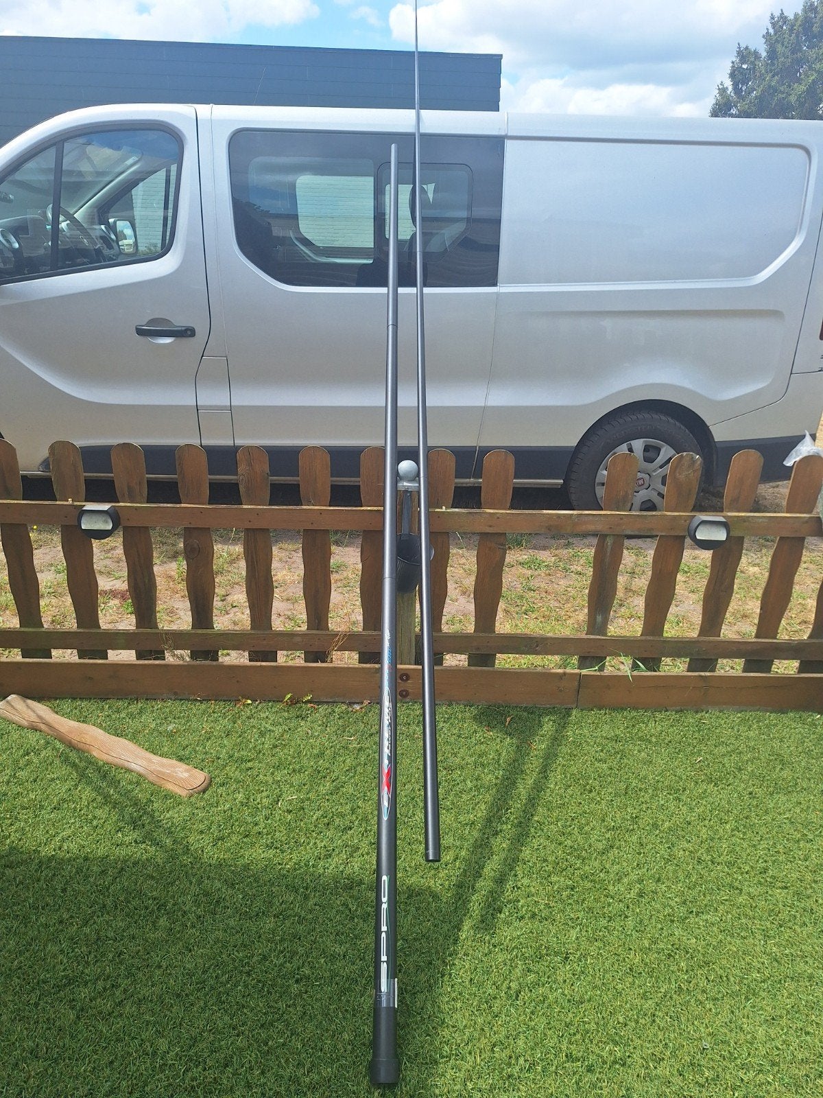 Vaste stok hengel spro 8 meter, Ophalen