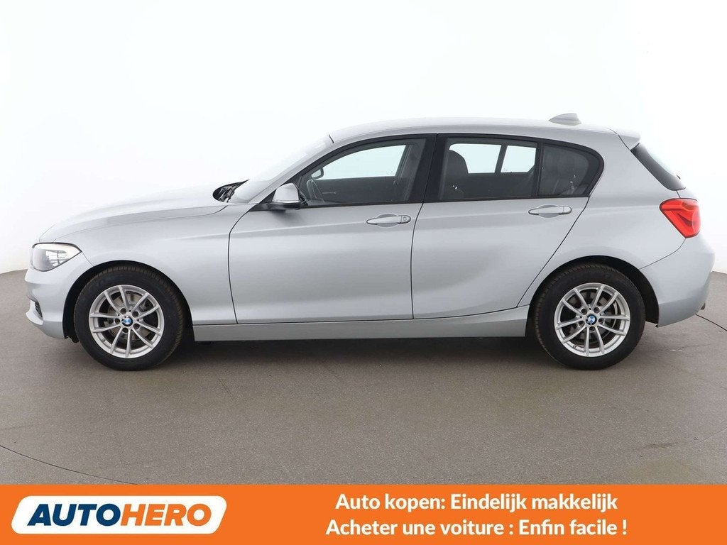 BMW 1 Serie 114 114d (année de construction 2015), 1385 kg, Argent ou Gris, Achat, Boîte manuelle