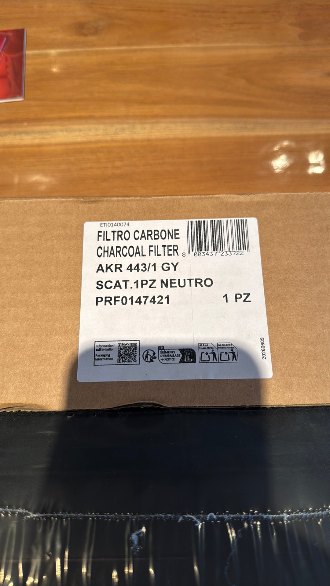 Filtre pour hotte Whirlpool, Electroménager, Enlèvement ou Envoi, Neuf