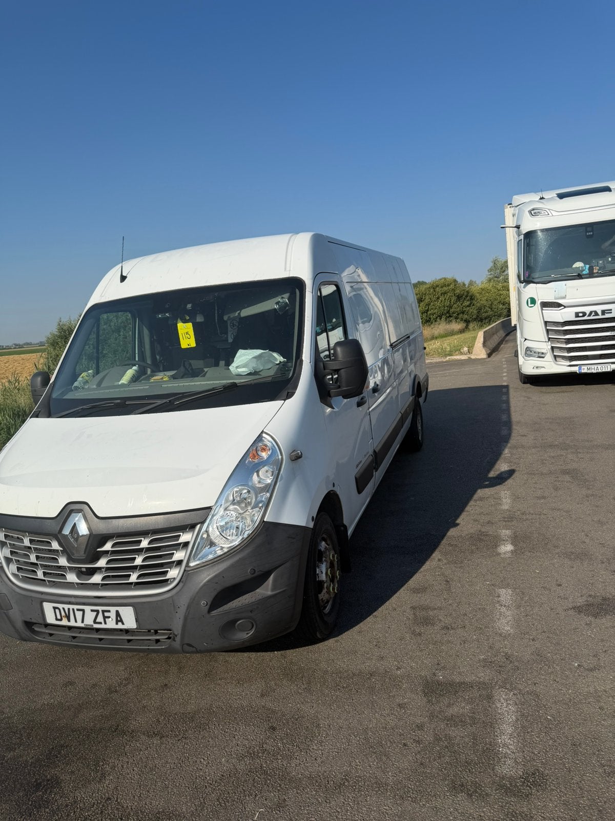 Renault Master 2017 euro 6b papier anglais