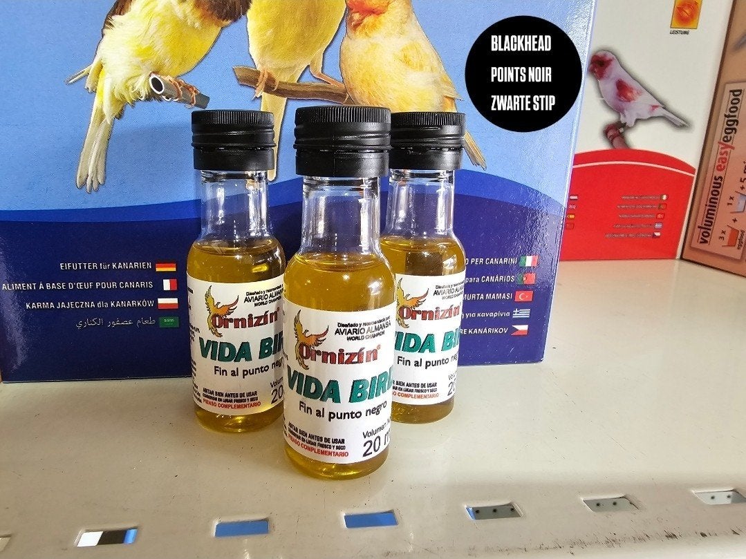 Vida Bird 20ml - Anti points noirs - Ornizine, Animaux & Accessoires, Oiseaux | Canaris
