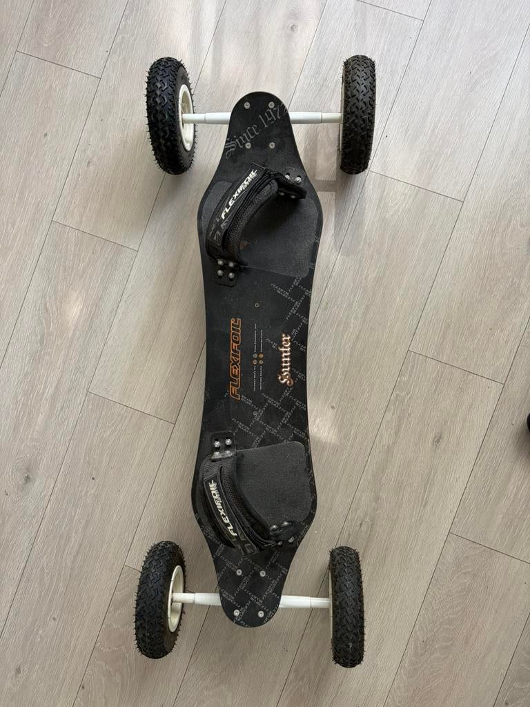 Flexifoil Hunter Landboard, Ophalen, Gebruikt