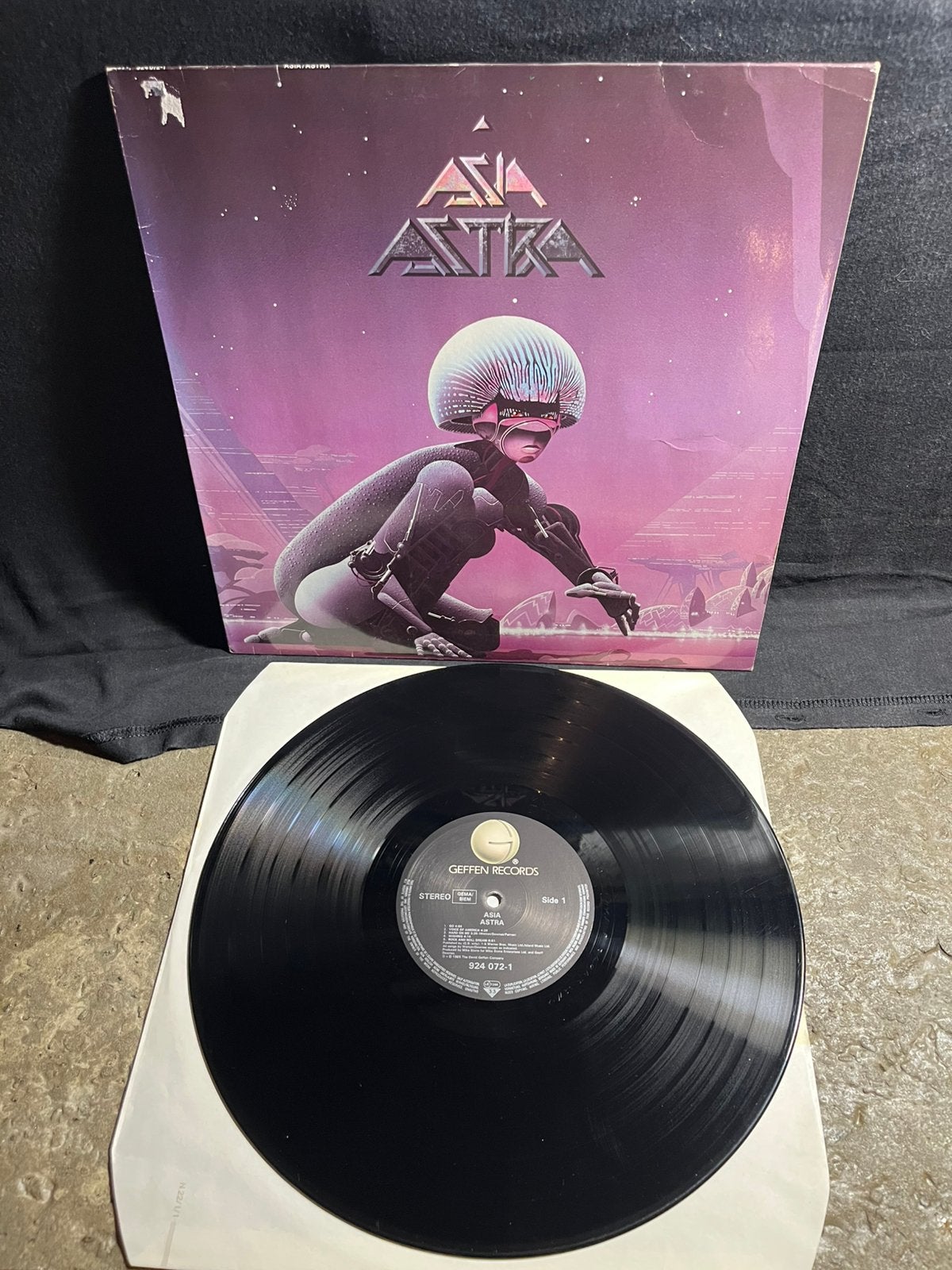 Vinyl lp asia astra, Cd's en Dvd's, Vinyl | Hardrock en Metal, LP, Gebruikt, Overige genres, Originele persing