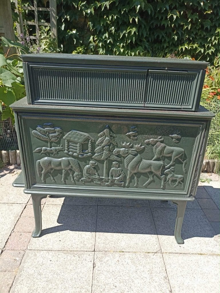 Jotul houtkachel plus overschot brandhout, Huis en Inrichting, Ophalen, Gebruikt