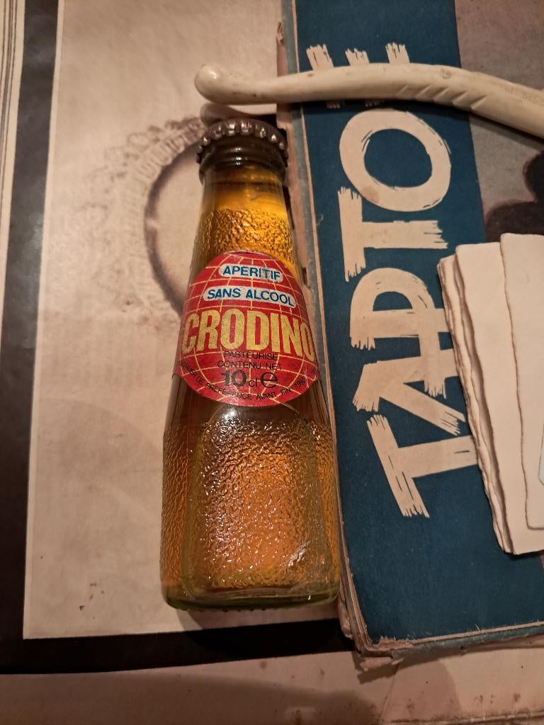 Crodino ongeopende 10cl flesje einddatum 1990, Ophalen of Verzenden