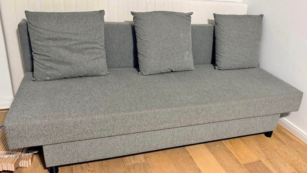 Sofa bed Ikea alvdalen comme neuf !, Enlèvement, Comme neuf, Gris